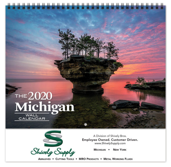 2020 Michigan Promotional Calendar Farley Calendar Company