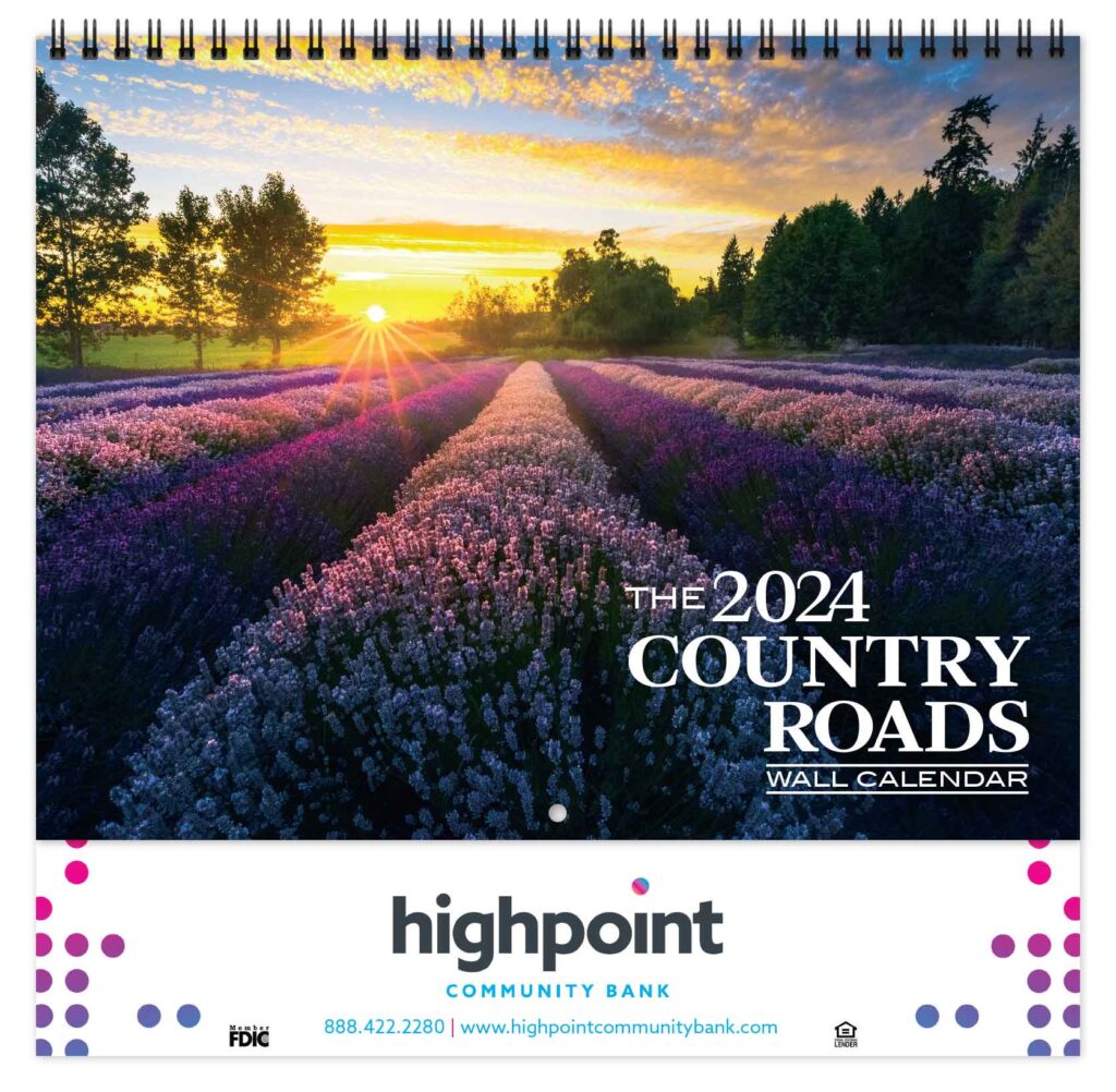 Country Roads Promotional Calendar The Farley Calendar Company